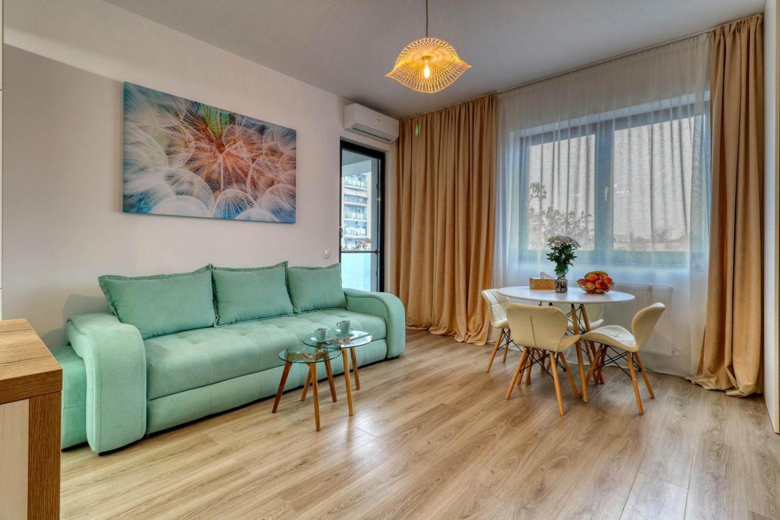 Relaxation Station: Cozy Apartment with Smart Features near Ior Park Bucharest Exterior photo