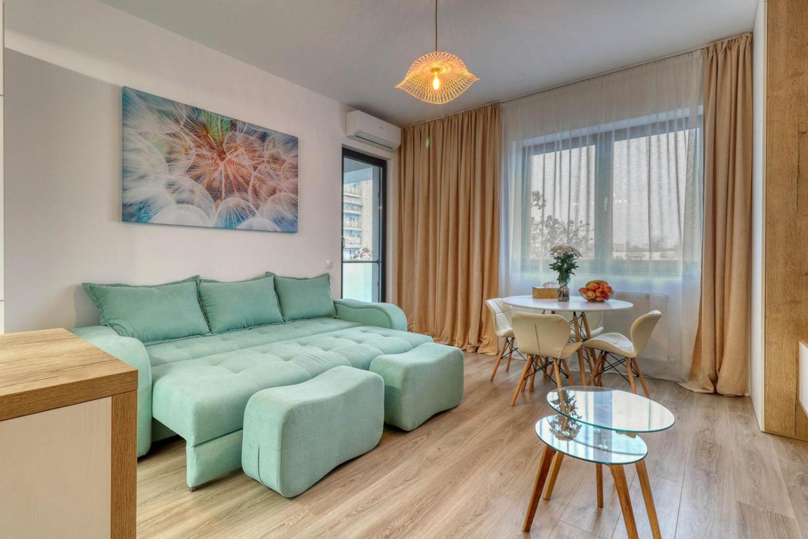 Relaxation Station: Cozy Apartment with Smart Features near Ior Park Bucharest Exterior photo
